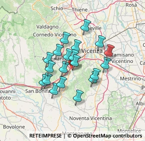 Mappa Brendola, 36040 Brendola VI, Italia (10.4425)