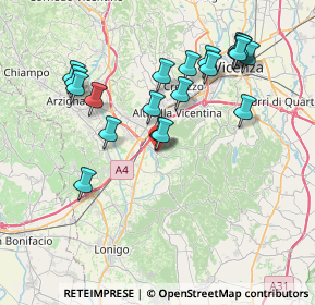 Mappa SP 12, 36040 Brendola VI, Italia (7.6465)