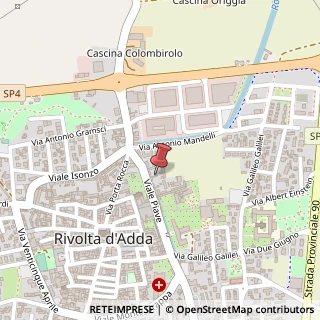 Mappa Viale Piave, 8, 26027 Rivolta d'Adda, Cremona (Lombardia)