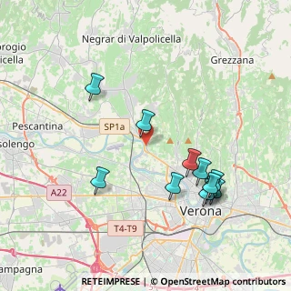 Mappa Lung'Adige Attiraglio, 37124 Verona VR, Italia (4.04273)
