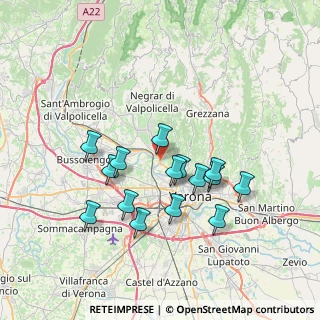 Mappa Lung'Adige Attiraglio, 37124 Verona VR, Italia (6.594)