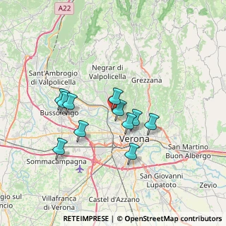 Mappa Lung'Adige Attiraglio, 37124 Verona VR, Italia (5.99091)