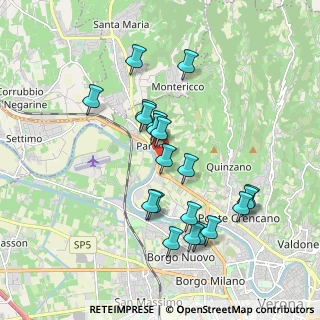 Mappa Via Caovilla, 37124 Verona VR, Italia (1.7675)