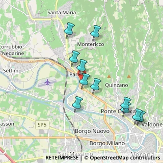 Mappa Via Caovilla, 37124 Verona VR, Italia (1.98455)
