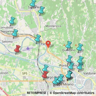 Mappa Via Caovilla, 37124 Verona VR, Italia (2.995)