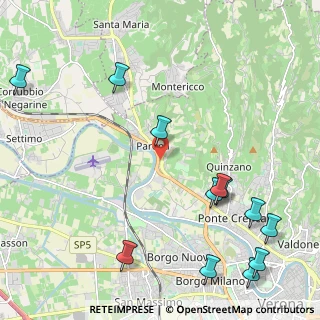 Mappa Via Caovilla, 37124 Verona VR, Italia (2.85583)