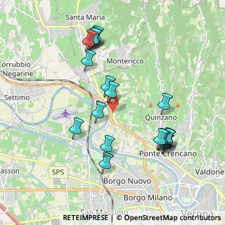 Mappa Via Caovilla, 37124 Verona VR, Italia (2.043)