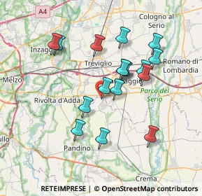 Mappa Via Ferri, 26020 Vailate CR, Italia (6.47529)