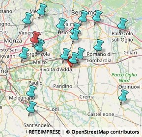 Mappa Via Ferri, 26020 Vailate CR, Italia (17.38737)