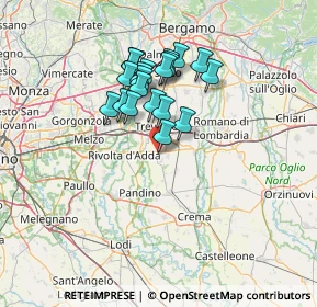Mappa Via Ferri, 26020 Vailate CR, Italia (10.9865)