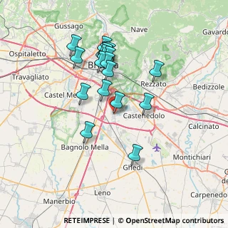Mappa Via S. Chiara, 25010 Borgosatollo BS, Italia (6.63)