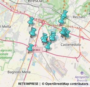 Mappa Via S. Chiara, 25010 Borgosatollo BS, Italia (2.53786)