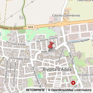 Mappa Viale isonzo 7, 26027 Rivolta d'Adda, Cremona (Lombardia)