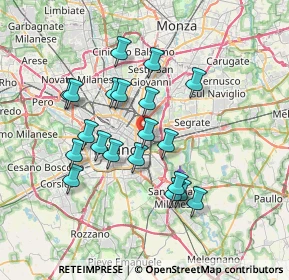 Mappa , 20133 Milano MI, Italia (6.4215)