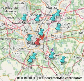 Mappa , 20133 Milano MI, Italia (7.3425)