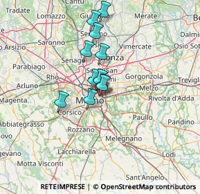 Mappa , 20133 Milano MI, Italia (9.06083)
