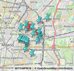 Mappa , 20133 Milano MI, Italia (1.3635)