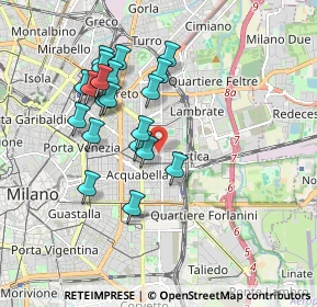 Mappa , 20133 Milano MI, Italia (1.6695)