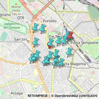 Mappa Viale Ezio, 20149 Milano MI, Italia (0.723)