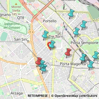 Mappa Viale Ezio, 20149 Milano MI, Italia (1.20923)