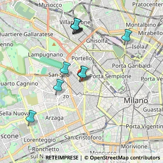 Mappa Viale Ezio, 20149 Milano MI, Italia (1.98818)