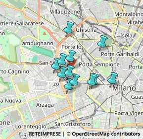 Mappa Viale Ezio, 20149 Milano MI, Italia (1.23)