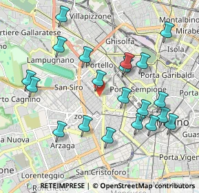 Mappa Viale Ezio, 20149 Milano MI, Italia (2.073)