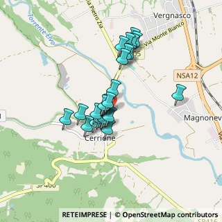 Mappa Via Costantino Crosa, 13882 Cerrione BI, Italia (0.67391)