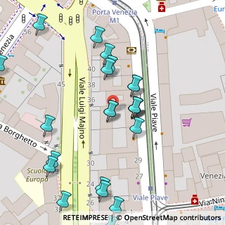 Mappa Viale Piave angolo, 20129 Milano MI, Italia (0.05417)