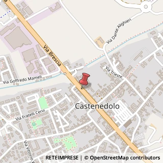Mappa Via Giacomo Matteotti, 13, 25014 Castenedolo, Brescia (Lombardia)