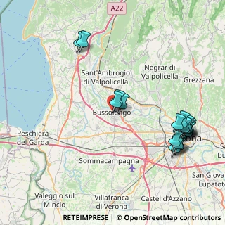 Mappa Via Borgolecco, 37012 Verona VR, Italia (9.6315)