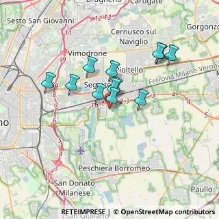 Mappa Via Prima Str., 20090 Segrate MI, Italia (2.8775)