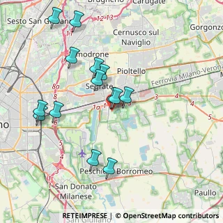 Mappa Via Prima Str., 20090 Segrate MI, Italia (3.84857)