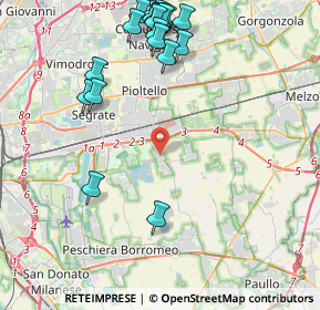 Mappa Via Kennedy, 20053 Rodano MI, Italia (5.105)