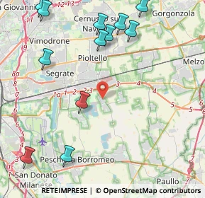 Mappa Via Kennedy, 20053 Rodano MI, Italia (5.4175)