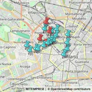 Mappa Via Luca della Robbia, 20100 Milano MI, Italia (1.2)