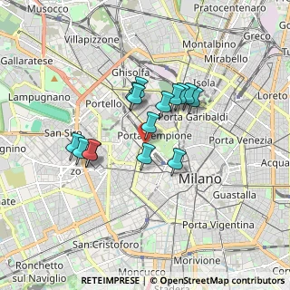 Mappa Via Mario Pagano, 20123 Milano MI, Italia (1.34267)