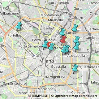 Mappa Via Marco de Marchi, 20121 Milano MI, Italia (1.70083)