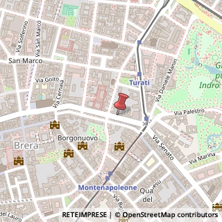 Mappa Via Fatebenefratelli, 15, 20121 Milano, Milano (Lombardia)