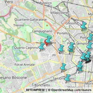 Mappa Via Privata Preneste, 20148 Milano MI, Italia (3.1325)