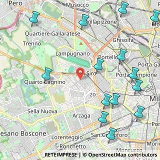 Mappa Via Privata Preneste, 20148 Milano MI, Italia (2.92143)