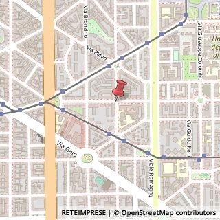 Mappa Via Luigi Vanvitelli,  41, 20129 Milano, Milano (Lombardia)