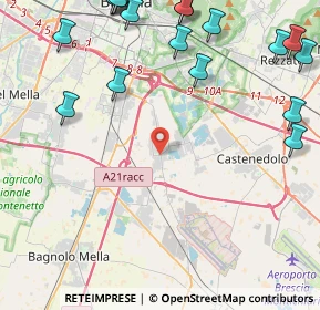 Mappa Via Santissima, 25010 Borgosatollo BS, Italia (6.344)