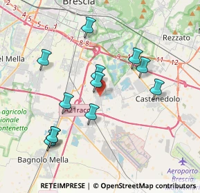 Mappa Via Santissima, 25010 Borgosatollo BS, Italia (3.7125)