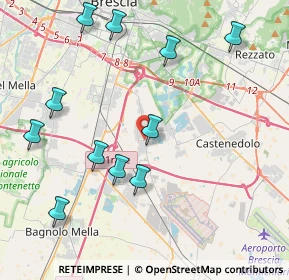 Mappa Via Santissima, 25010 Borgosatollo BS, Italia (4.60091)