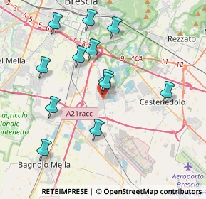 Mappa Via Santissima, 25010 Borgosatollo BS, Italia (3.9075)