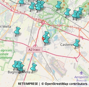 Mappa Via Santissima, 25010 Borgosatollo BS, Italia (5.656)