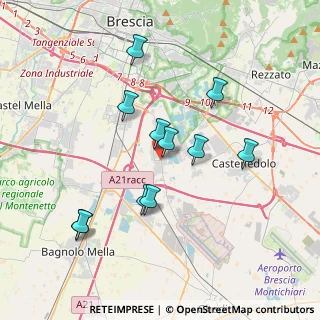 Mappa Via Santissima, 25010 Borgosatollo BS, Italia (3.42727)