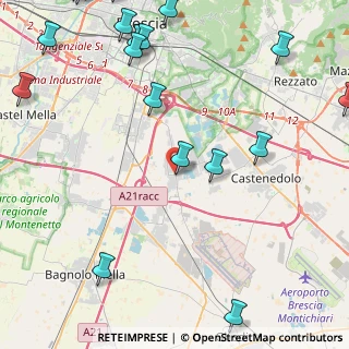 Mappa Via Santissima, 25010 Borgosatollo BS, Italia (6.67316)