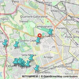 Mappa Via Passo di Brizio, 20148 Milano MI, Italia (3.1075)